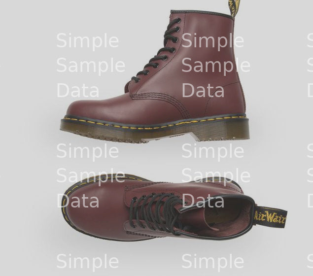 DR MARTENS | 1460Z DMC 8-EYE BOOT | CHERRY SMOOTH