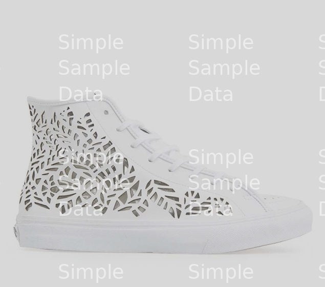 VANS | SK8-HI DECON (CUTOUT)| LEAVES/WHITE